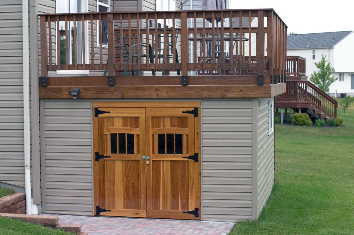 Under Deck Storage Shed